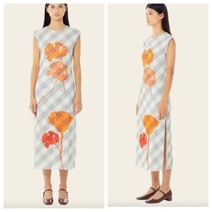 NWT! FIND ME NOW POPPY MESH MIDI DRESS - POPPY